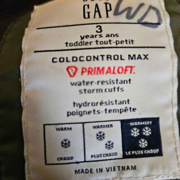 Gap Toddler Winter Jacket Warmest - Picture 2 of 6